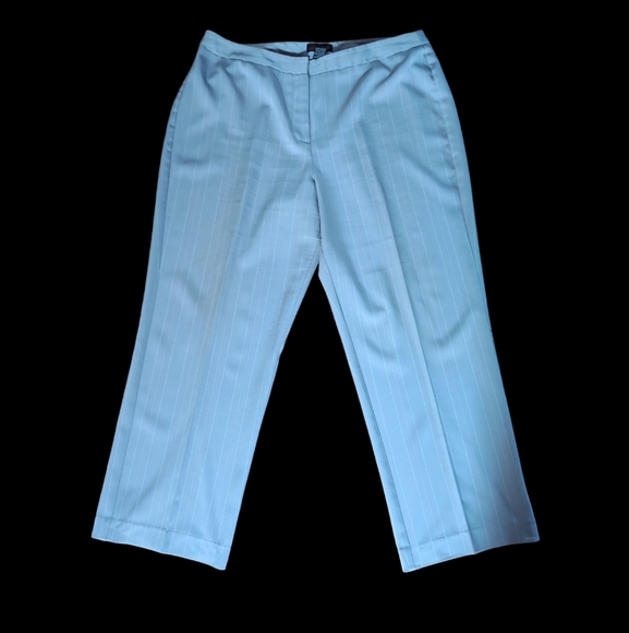 Tracy Evans Sz 18 Designer 2 piece Gray pinstripe Suit - Picture 9 of 13